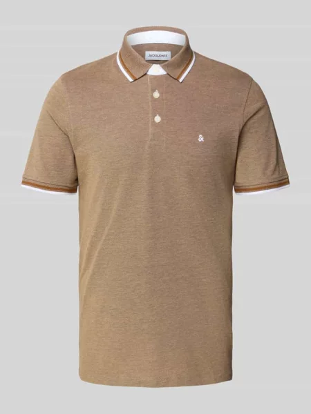 Koszulka polo o kroju regular fit z listwą guzikową model ‘PAULOS’ Jack & Jones