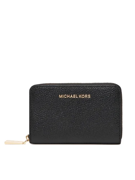 Малък дамски портфейл MICHAEL Michael Kors Jet Set черен