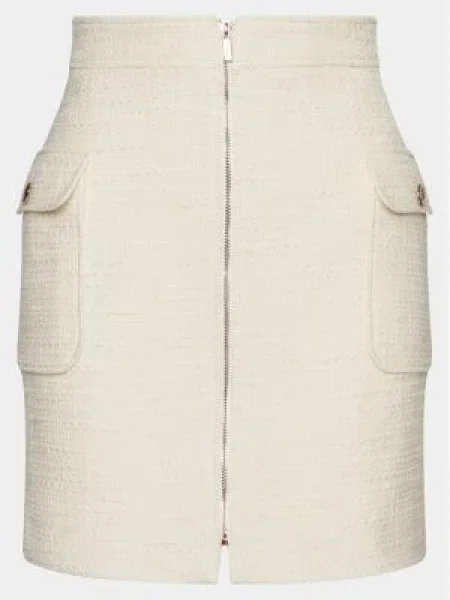 Morgan Fustă mini bej