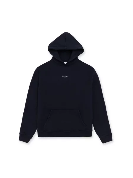 Bluza z kapturem Axel Arigato z logo niebieska