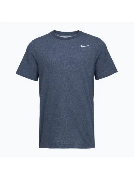 Tricou pentru bărbați Nike Dri-Fit smokey obsidian heather/matte silver argintiu