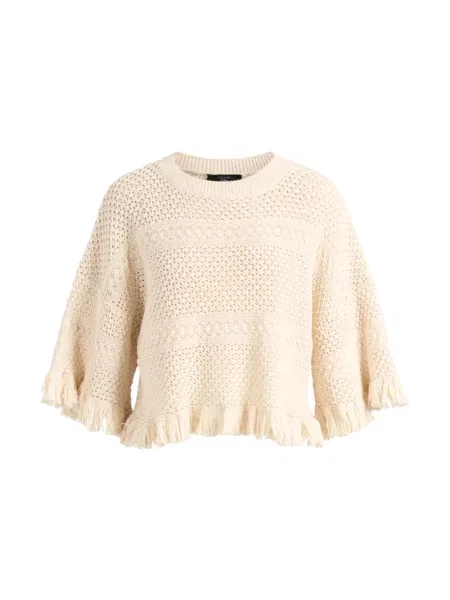 Podróż sweter Weekend Max Mara biały