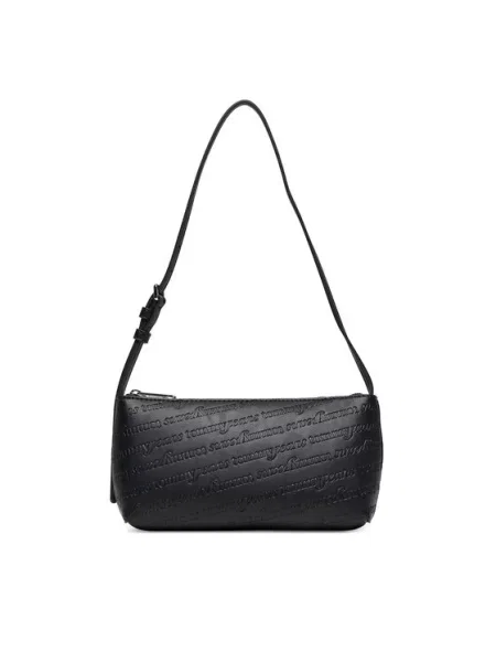 Tommy Jeans Torbica Tjw Must Aop Shoulder Bag crna