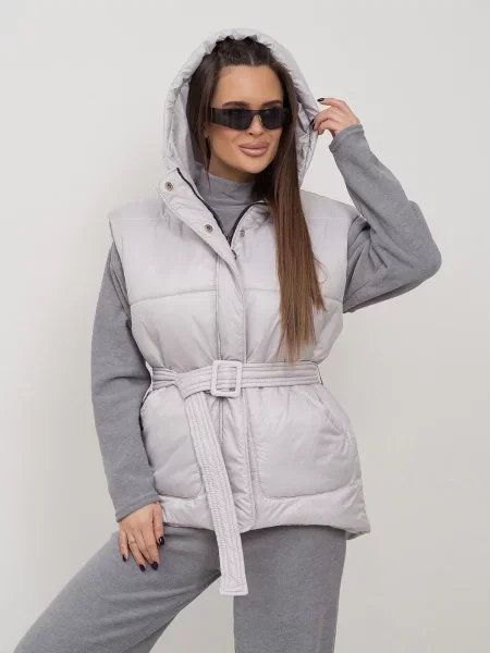 ISSA Plus Жилет з утеплювачем сірий