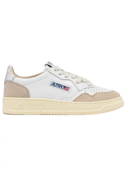 Sneakersy Autry zamszowe białe