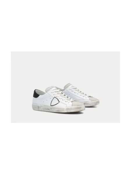 Sneakersy Philippe Model skórzane do tenisa białe