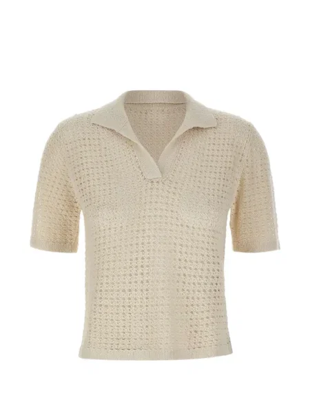 Koszulka Eleventy z dekoltem w serek