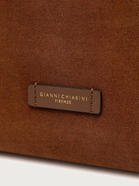 GIANNI CHIARINI Bőrönd Gemma | hasított bőr barna