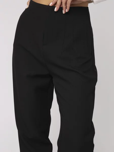 Повсякденні штани YUKI віскоза/поліестер чорний