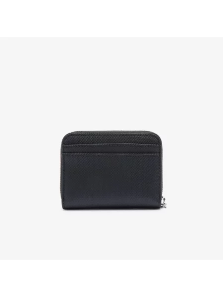 Lacoste portfel z imitacji skóry czarny