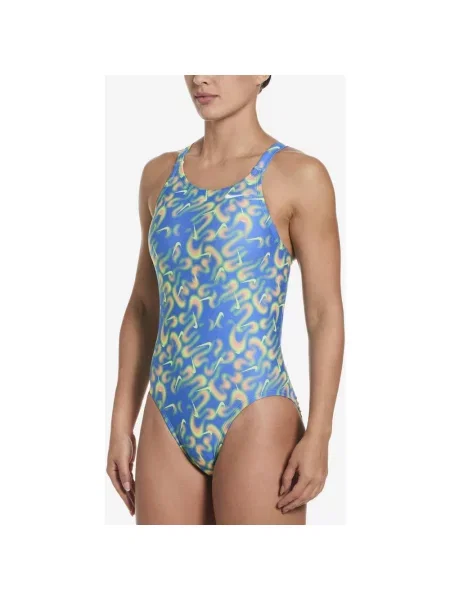 Strój kąpielowy Nike Swim Hydrastrong Multi PR One Piece żółty 28 niebieski
