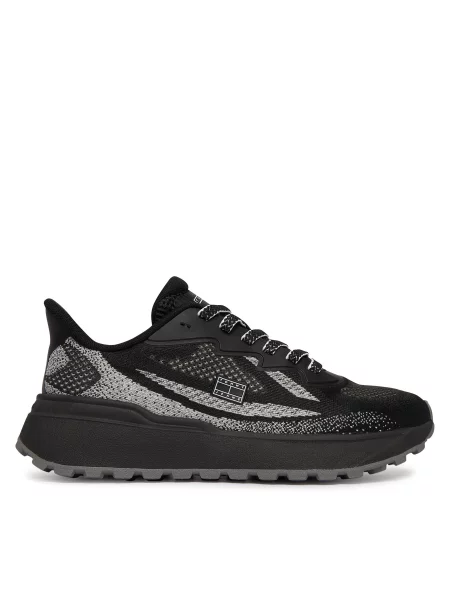 Tommy Jeans Sneakers Tjw Sporty Knit Runner negru