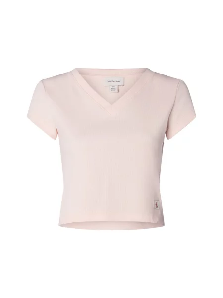 Calvin Klein Jeans Koszulka Kobiety jednolity S różowy