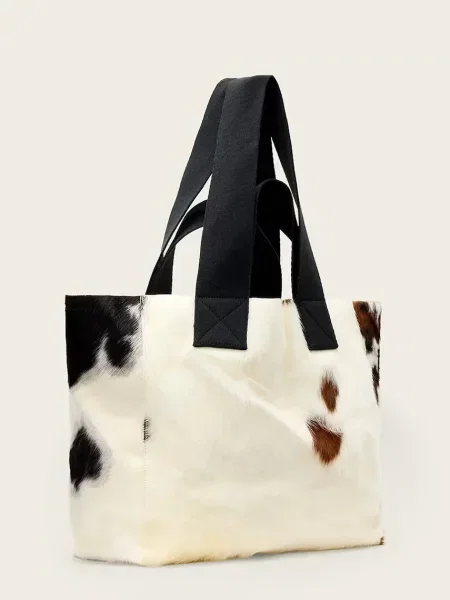 Кожаная сумка шоппер Allsaints