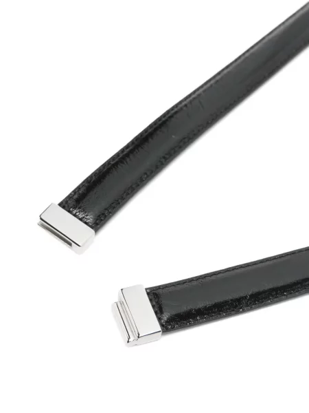 Cu centură curea Toteme din piele negru