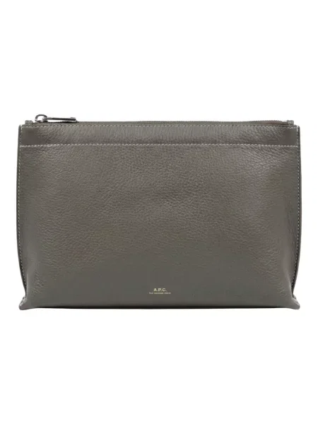 Torba A.p.c. skórzana szara