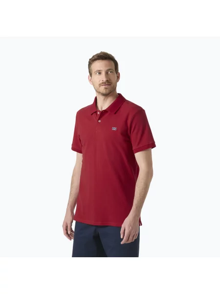 Tricou pentru bărbați Helly Hansen Hudson Polo red roșu