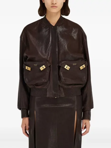 Geacă bomber Ferragamo maro