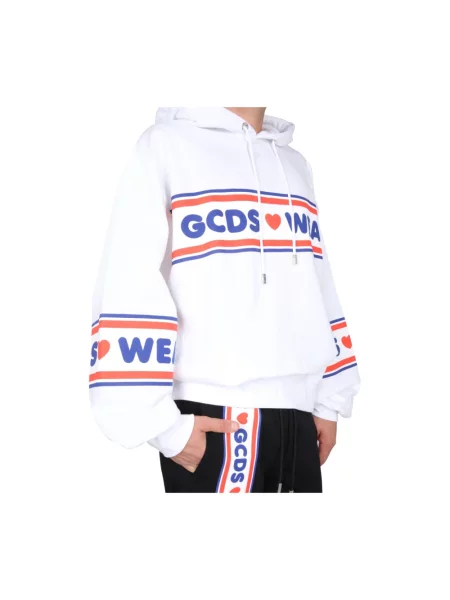 Bluza z kapturem Gcds z kapturem biała