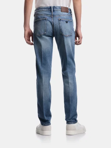 Зауженные джинсы Emporio Armani синий