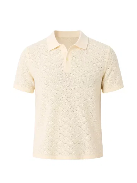 Tricou polo Guess tricotate