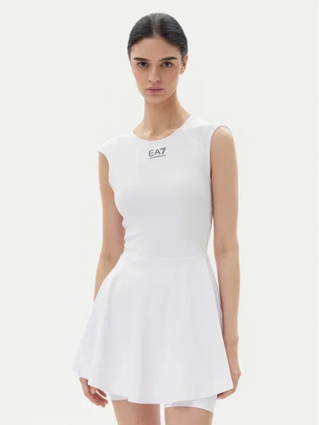 Emporio Armani Rochie tenis alb