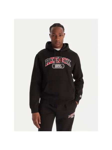 Reebok Majica dugih rukava Regular Fit crna