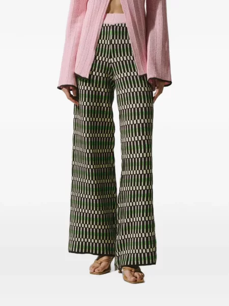 Pantaloni palazzo Baobab verde