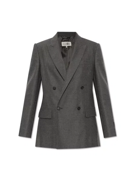 Marynarka Mm6 Maison Margiela wełniana szara