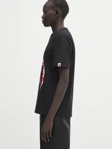 A Bathing Ape tricou din ABC Camo Shark negru