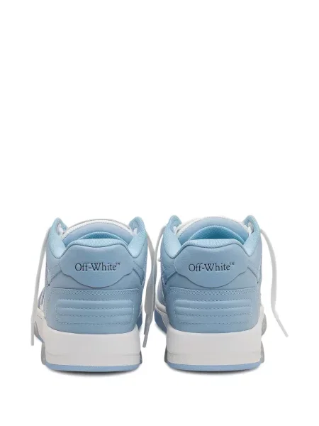 Sneakerși Off-white din piele alb
