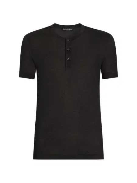 Tricou Dolce & Gabbana de mătase gri