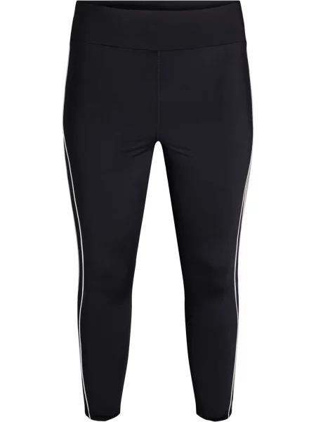 Active by Zizzi Pantaloni sport Ananna negru alb