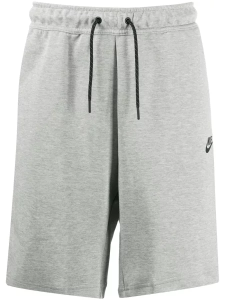 Pantaloni scurți Nike cu autograf gri