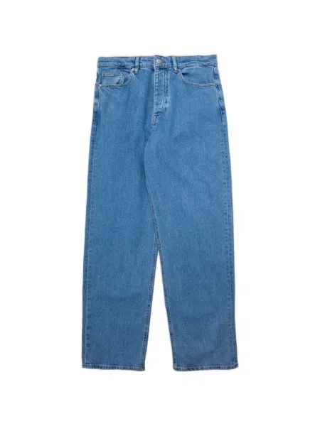 Blugi Selected din piele albastru