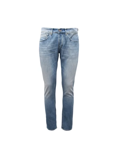 Skinny jeansy skinny Dondup niebieskie