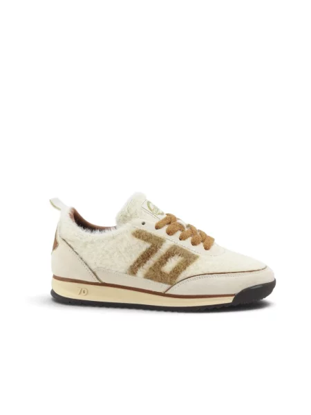 Sneakersy Back70 skórzane beżowe
