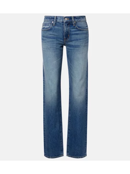 Jeansy straight leg Slvrlake niebieskie