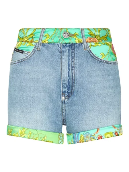 Szorty jeansowe Philipp Plein niebieskie