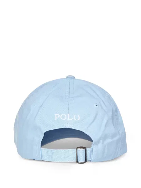 Hímzett csíkos fürdőruha Polo Ralph Lauren nyakkendővel kék