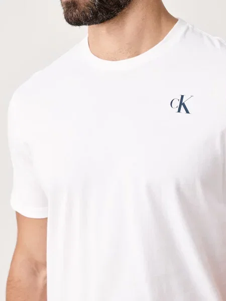 Calvin Klein Jeans тениска мъжка от бяло