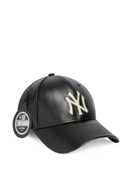 Șapcă New Era Cap din piele negru