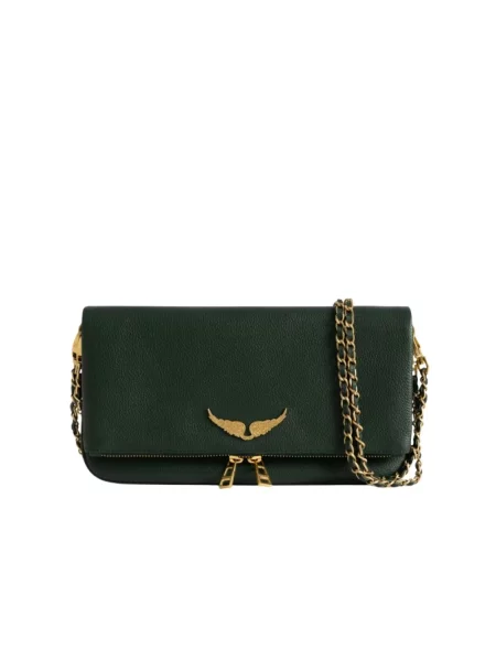 Torebka Zadig & Voltaire skórzana zielona