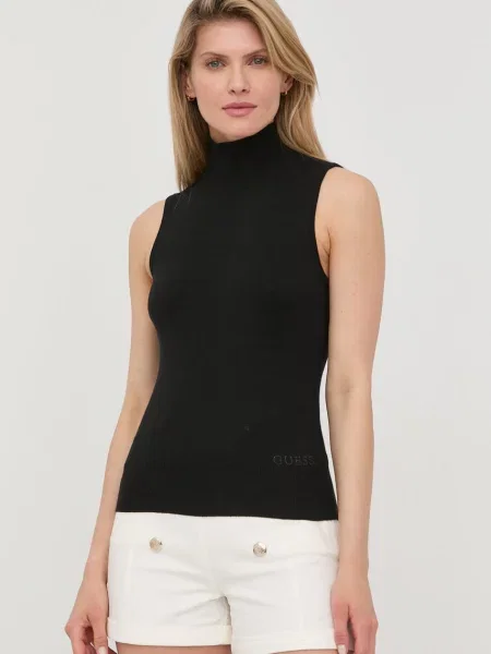 Пуловер Guess черно