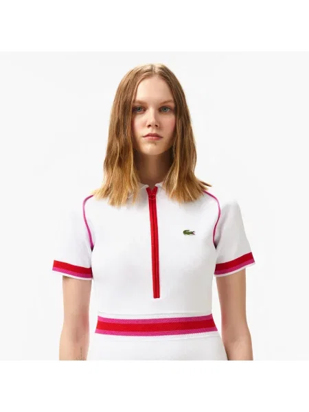 Классическое платье Lacoste белое