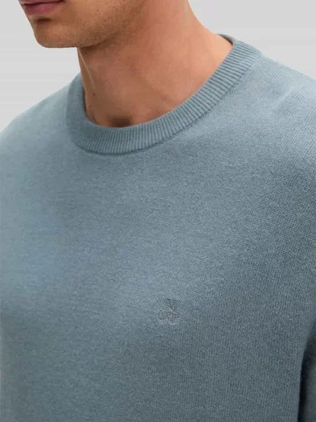 Sweter w kroju regular fit z mieszanki bawełny z dodatkiem żywej wełny Marc O'polo