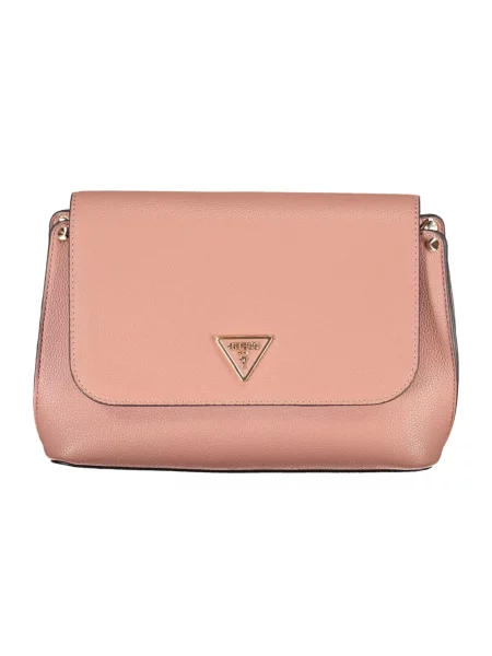 Lniana mała mały torba podróżna Guess różowa