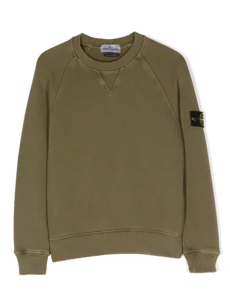 Bluza dziecięca Stone Island zielona