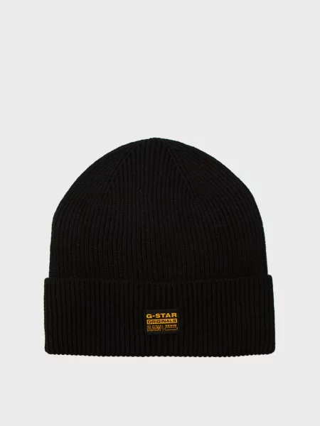 Довга шапка G-star Raw чорна
