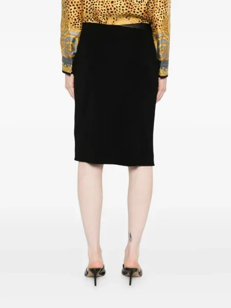 Fustă Versace drapată negru